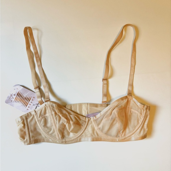 Savage X Fenty By Rihanna Mesh Strapless Bra - Picture 5 of 7